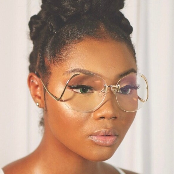 Publik Icon Boutique Accessories - MELANIE OVERSIZED RETRO CLEAR GLASSES
